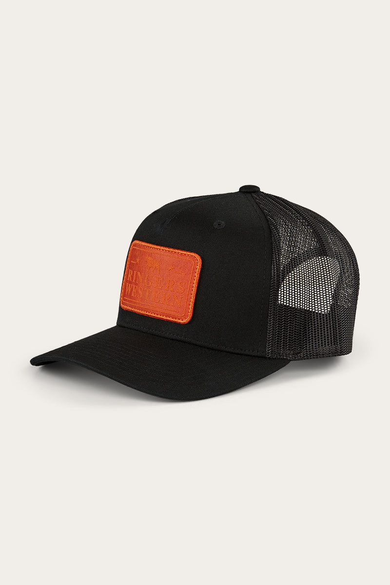 RINGERS WESTERN AWOL TRUCKER CAP - BLACK