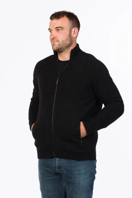 MKM Men's Originals Rural Full Zip Jacket - Black