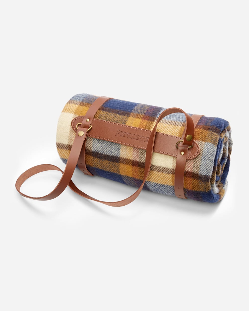 Pendleton MOTOR ROBE THROW WITH LEATHER CARRIER - Steens Mountain