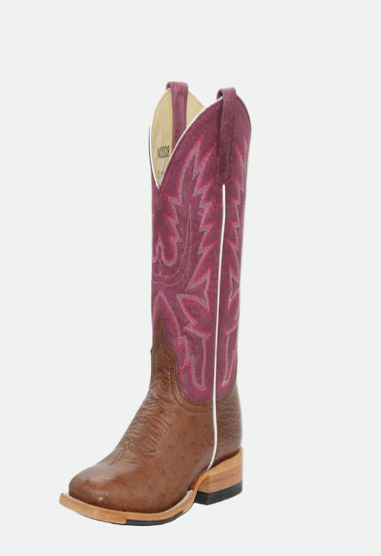 Macie Bean Kango Tobacco Smooth Ostrich Ladies' Boot
