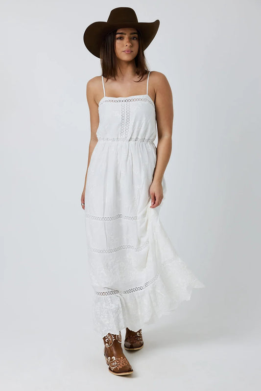 MarisolWomensBroderieMaxiDress_White