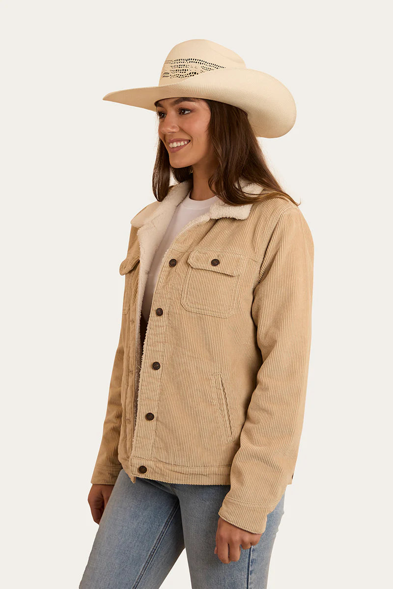Ringers Western Womens Mayfield Cord Jacket - Dark Sand