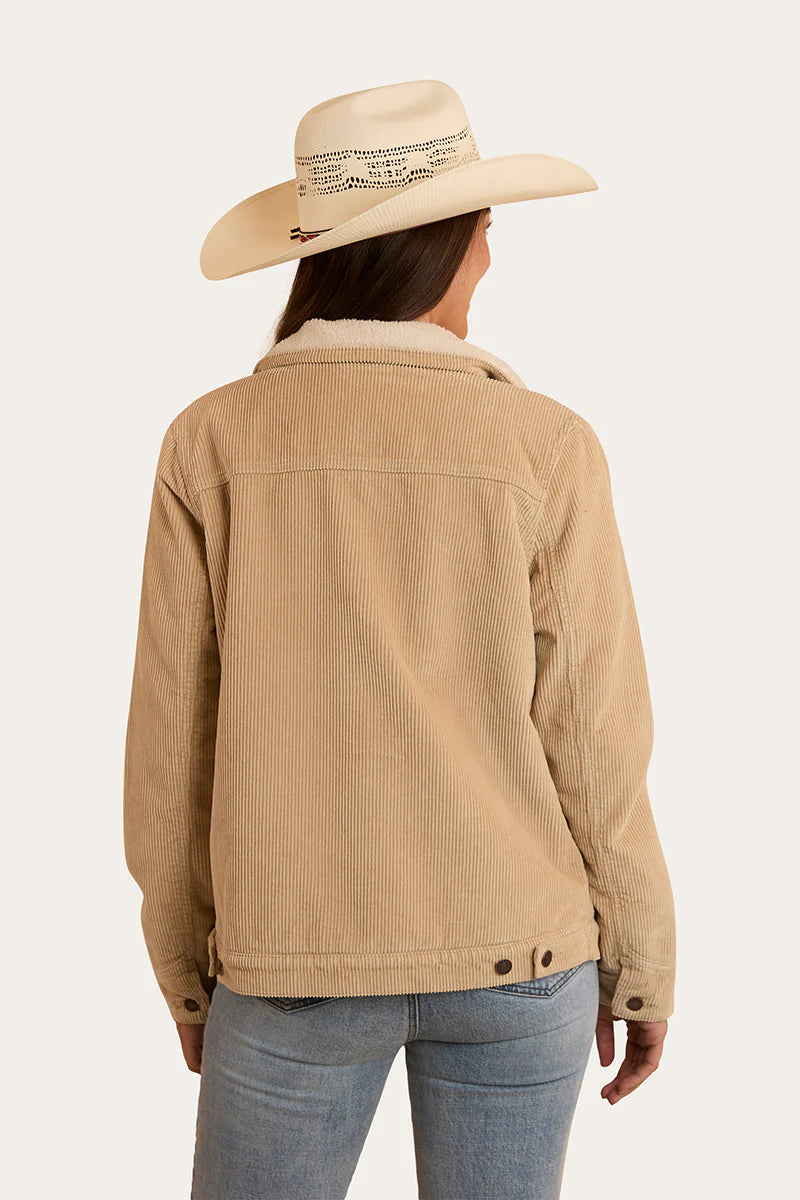 Ringers Western Womens Mayfield Cord Jacket - Dark Sand