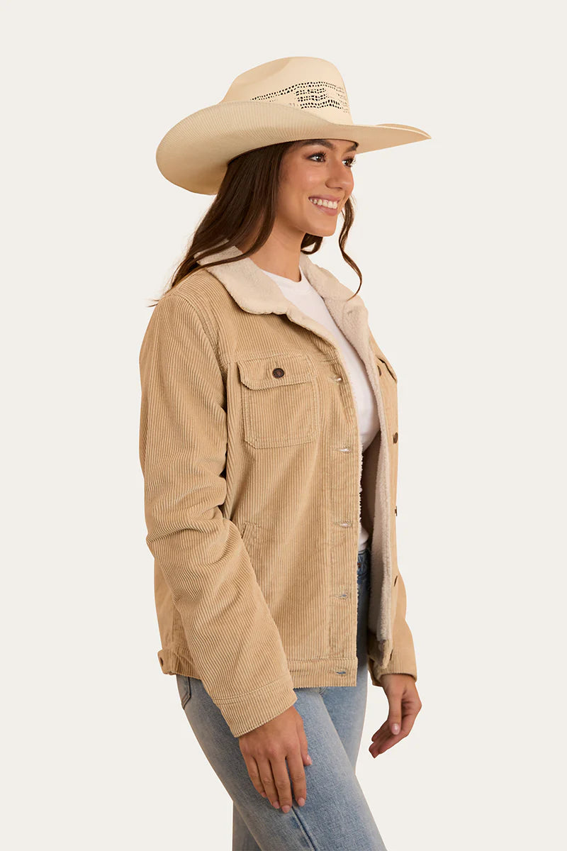 Ringers Western Womens Mayfield Cord Jacket - Dark Sand