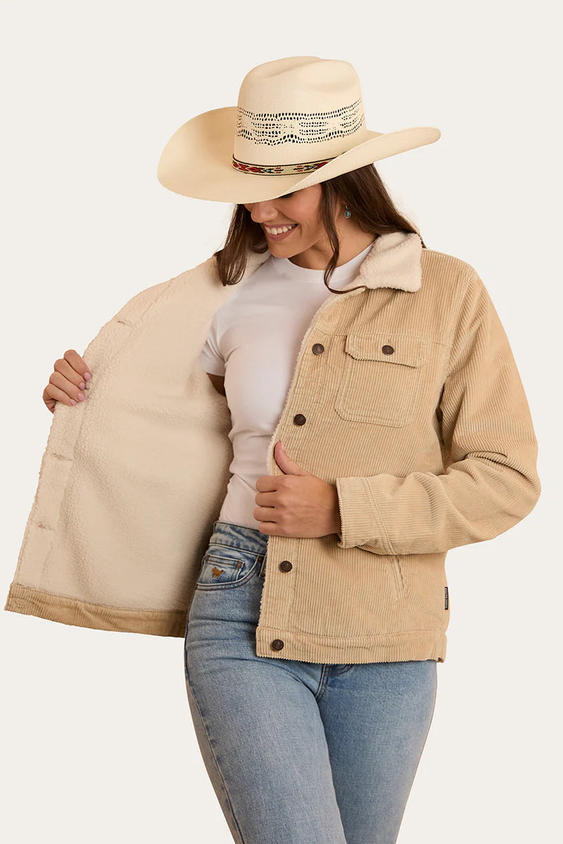 Ringers Western Womens Mayfield Cord Jacket - Dark Sand
