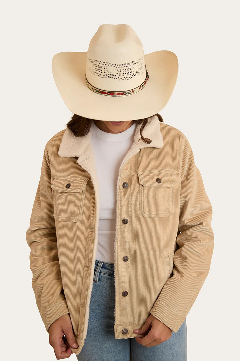 Ringers Western Womens Mayfield Cord Jacket - Dark Sand