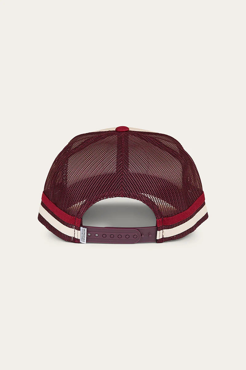 Ringers Western Unisex Mccoy Trucker Cap - Origin - Maroon/Off White
