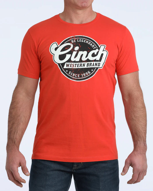 Cinch Men's Graphic Tee - Red