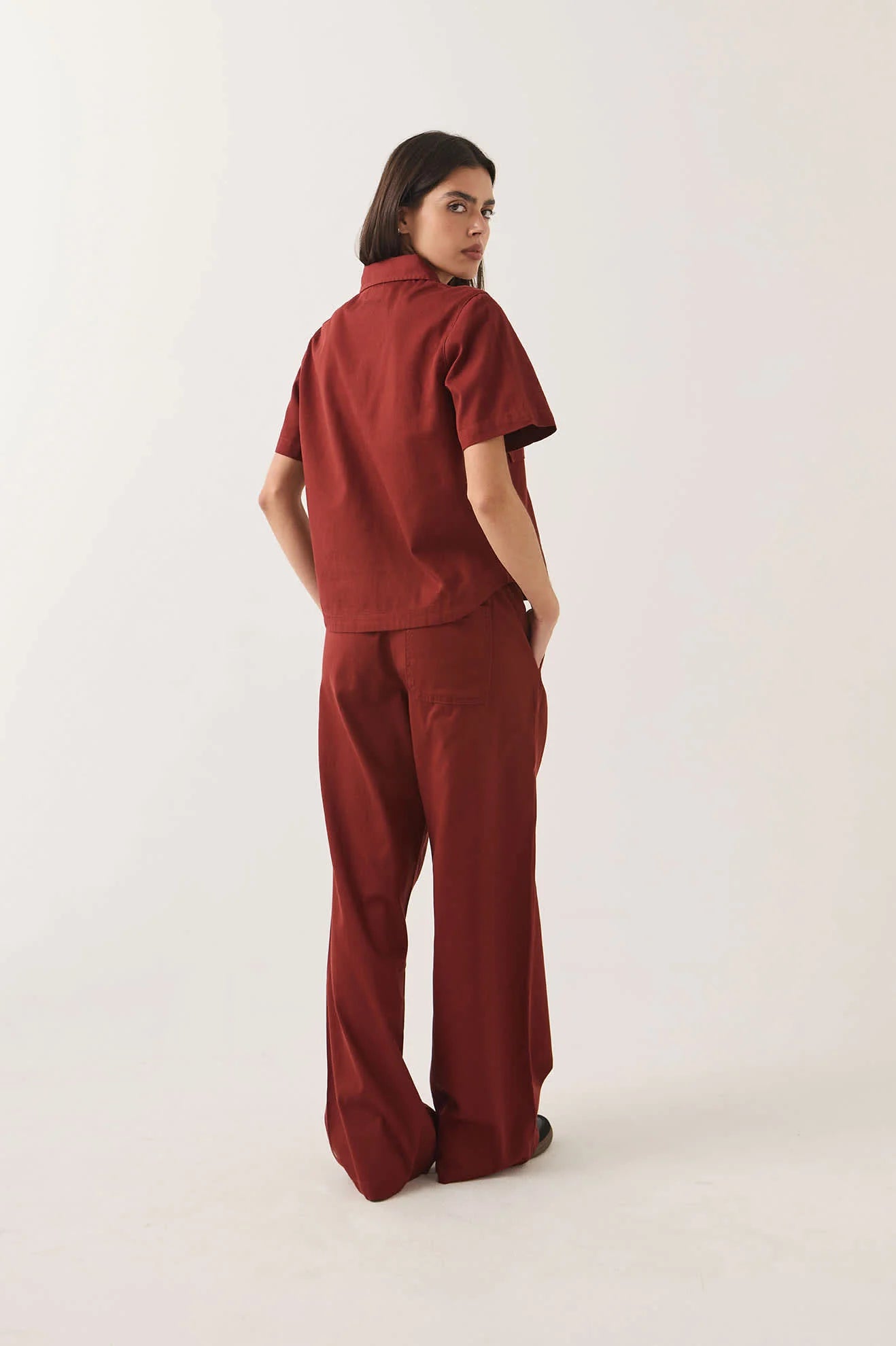 Brixton Womens Mechanics Short Sleeve Shirt
