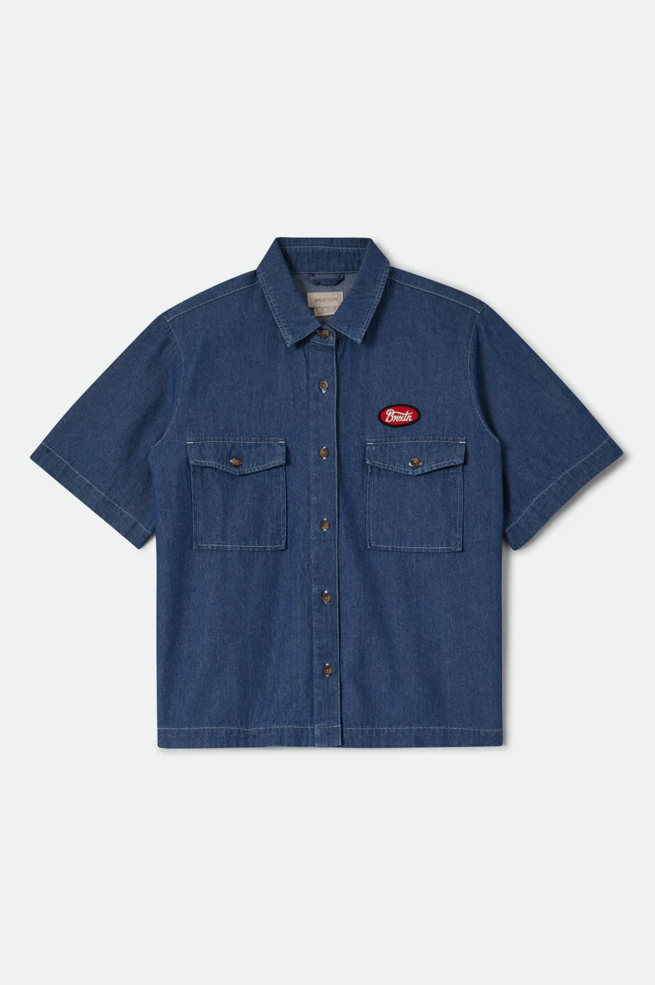 Brixton Womens Mechanics Short Sleeve Shirt