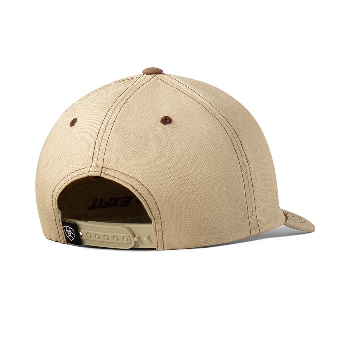 Ariat Men's Snapback Closure Cap with Patch - Khaki
