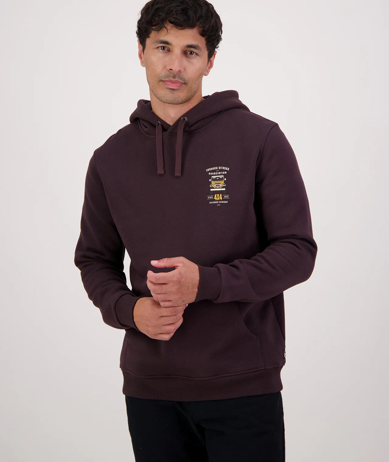 Swanndri Men's 4X4 Association Hoodie - Espresso