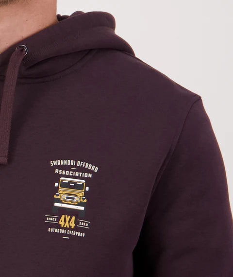 Swanndri Men's 4X4 Association Hoodie - Espresso