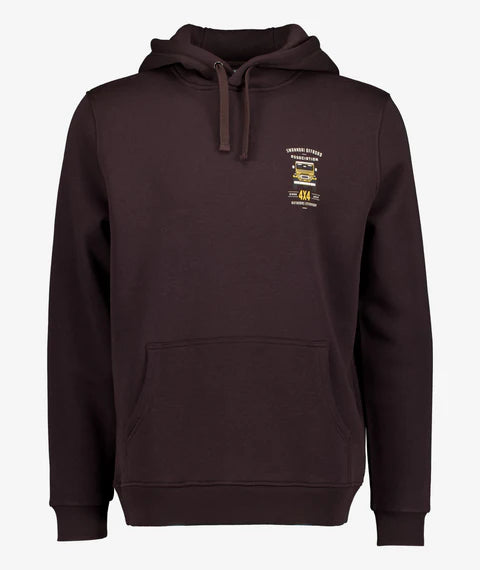 Swanndri Men's 4X4 Association Hoodie - Espresso