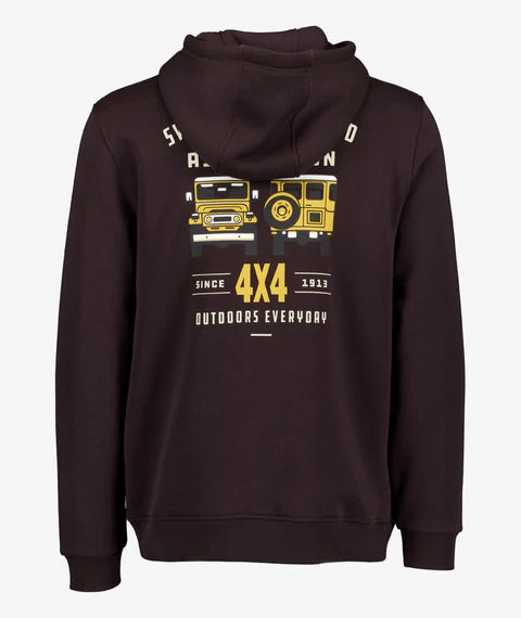 Swanndri Men's 4X4 Association Hoodie - Espresso