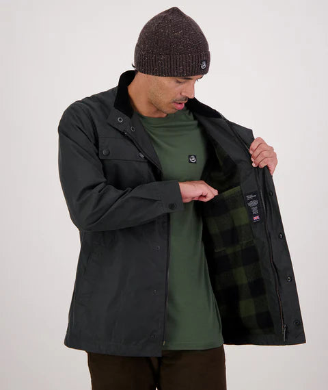 Swanndri Men's Commuter Oilskin Jacket - Forest