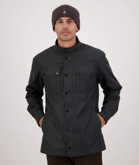 Swanndri Men's Commuter Oilskin Jacket - Forest