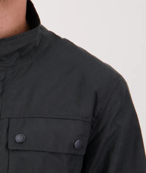 Swanndri Men's Commuter Oilskin Jacket - Forest