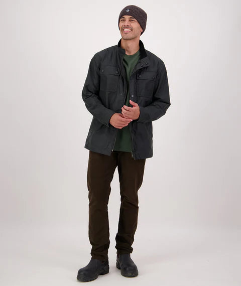 Swanndri Men's Commuter Oilskin Jacket - Forest