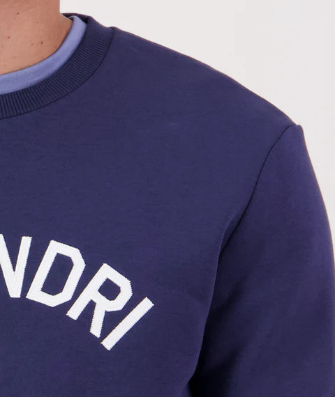Swanndri Men's Eton Crew - Navy/White