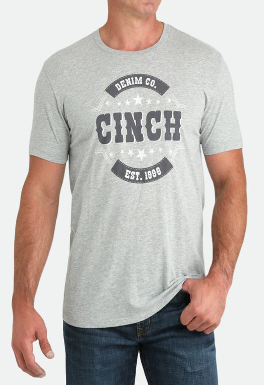 Cinch Men's Graphic Tee - Grey