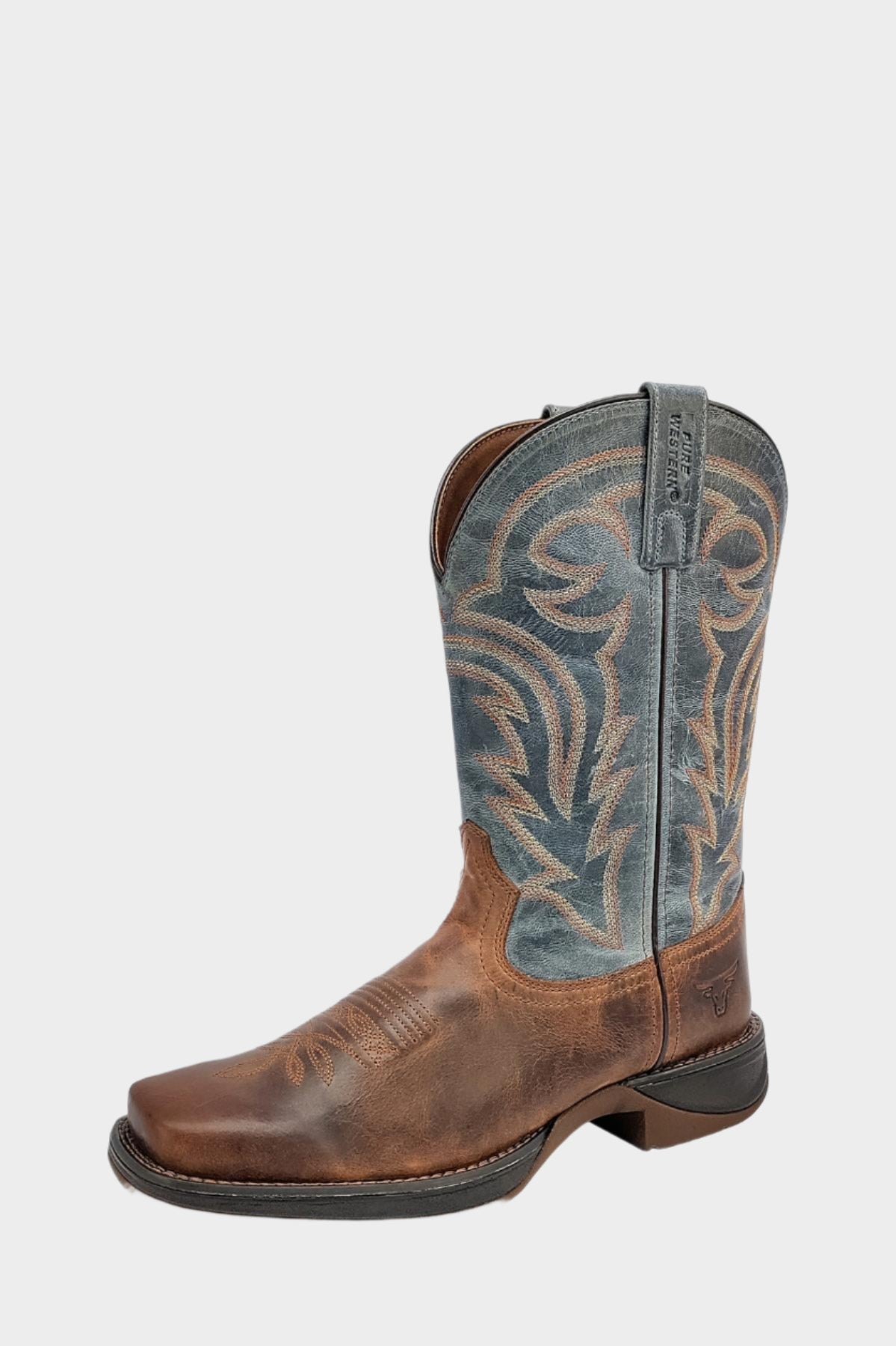 Pure Western Men’s Irving Boot - BROWN/BLUE