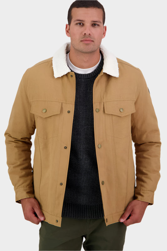 Swanndri Men's Kaituna Canvas Jacket - Cashew