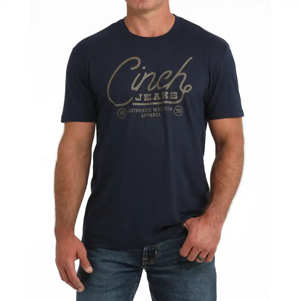 Cinch Men’s Logo T-Shirt – Navy