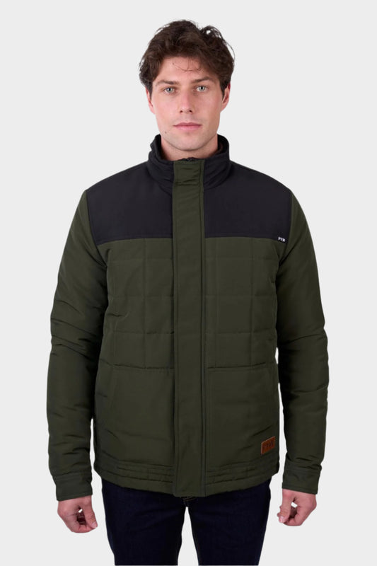Pure Western Men’s Ralph Jacket - Green/Black