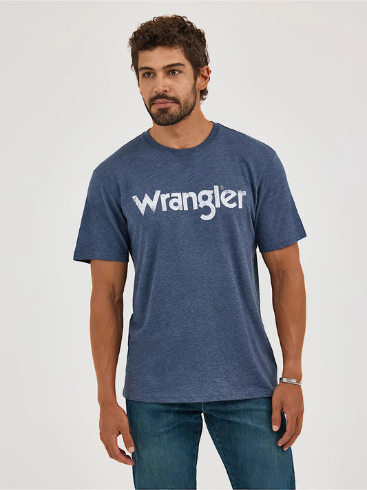 Wrangler Men's Kabel Logo T-Shirt - Navy