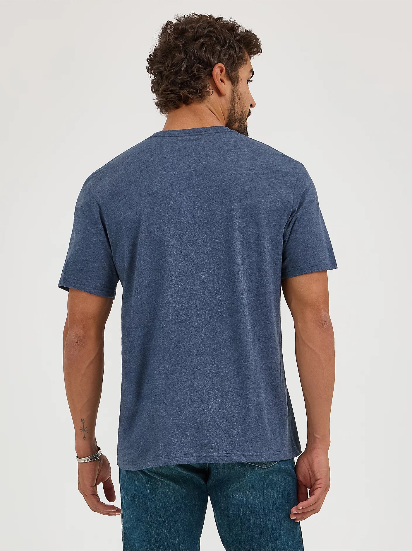 Wrangler Men's Kabel Logo T-Shirt - Navy
