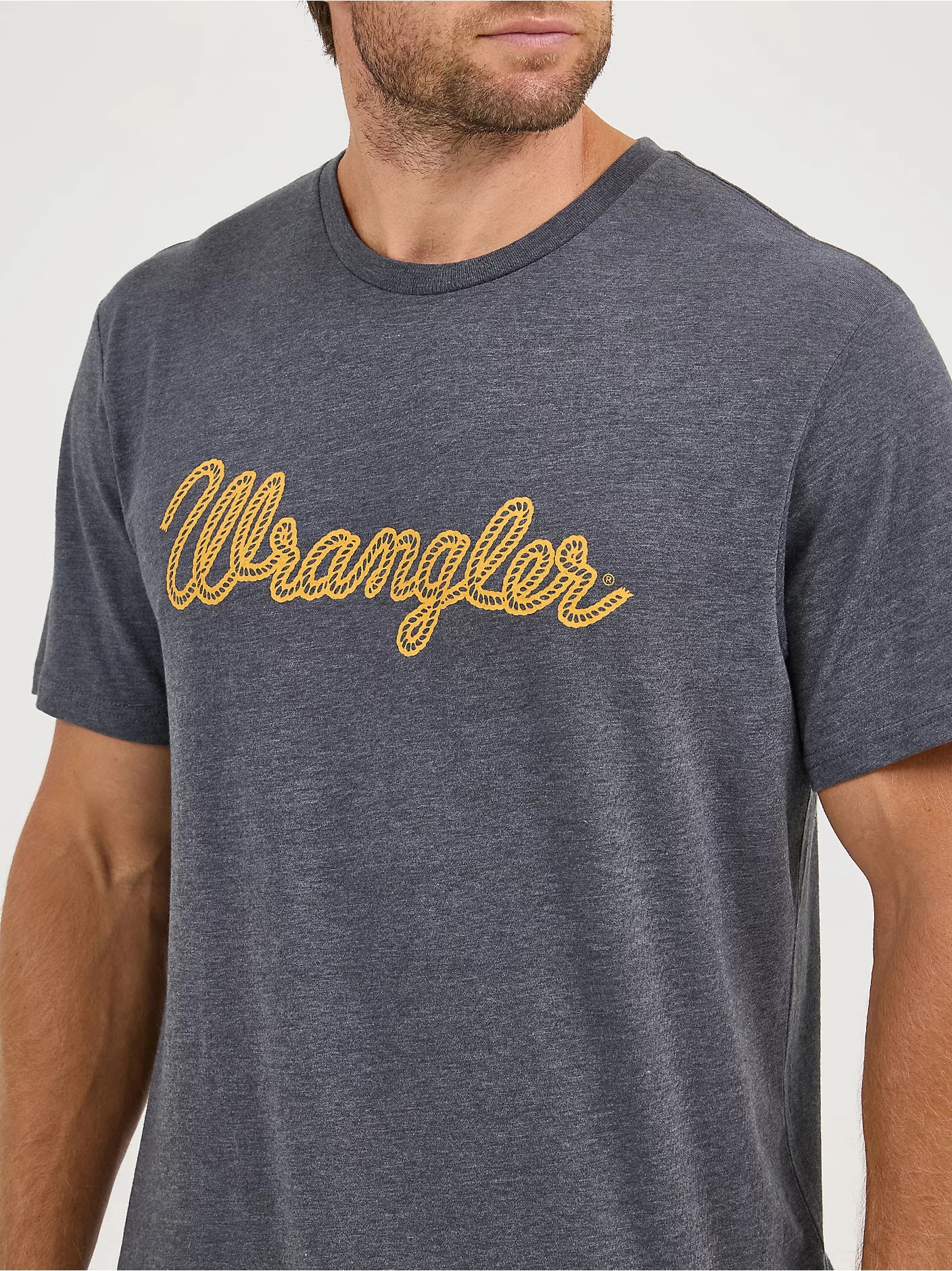 Wrangler® Men's Rope Logo T-Shirt - Asphalt