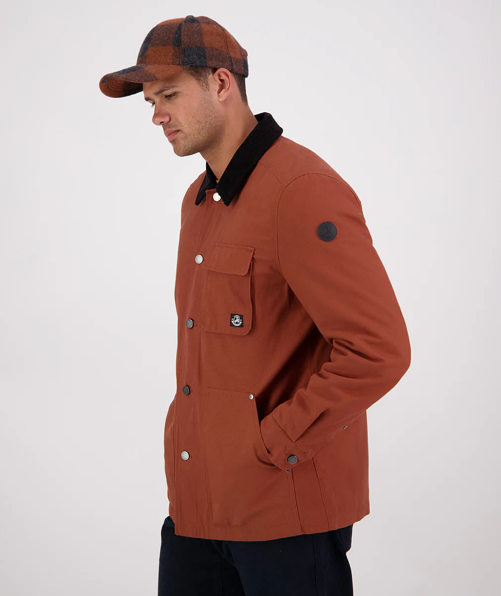 Swanndri Men's Barrytown V3 Canvas Work Jacket - Rust