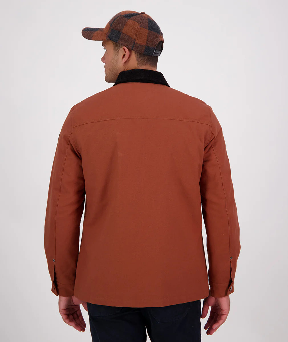 Swanndri Men's Barrytown V3 Canvas Work Jacket - Rust