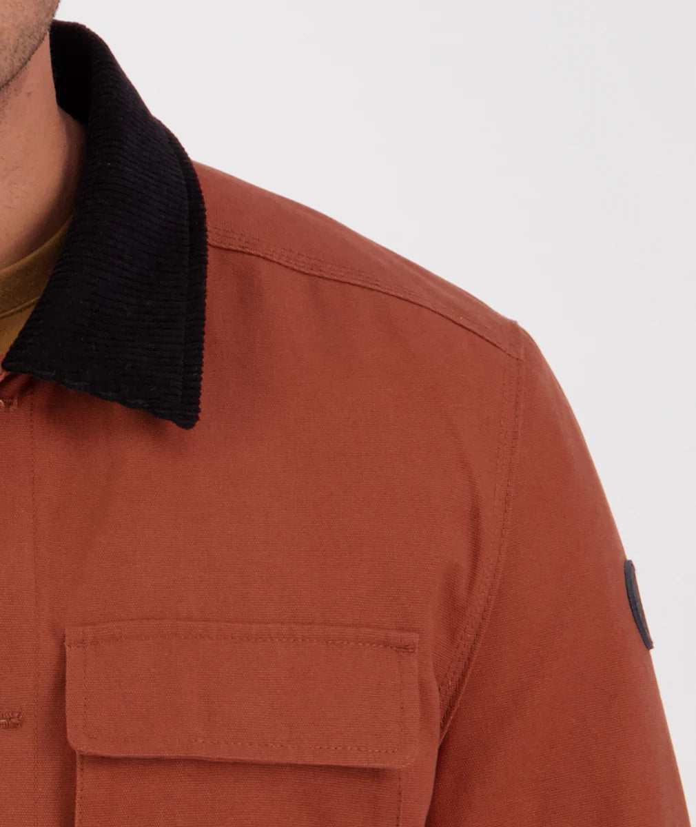 Swanndri Men's Barrytown V3 Canvas Work Jacket - Rust