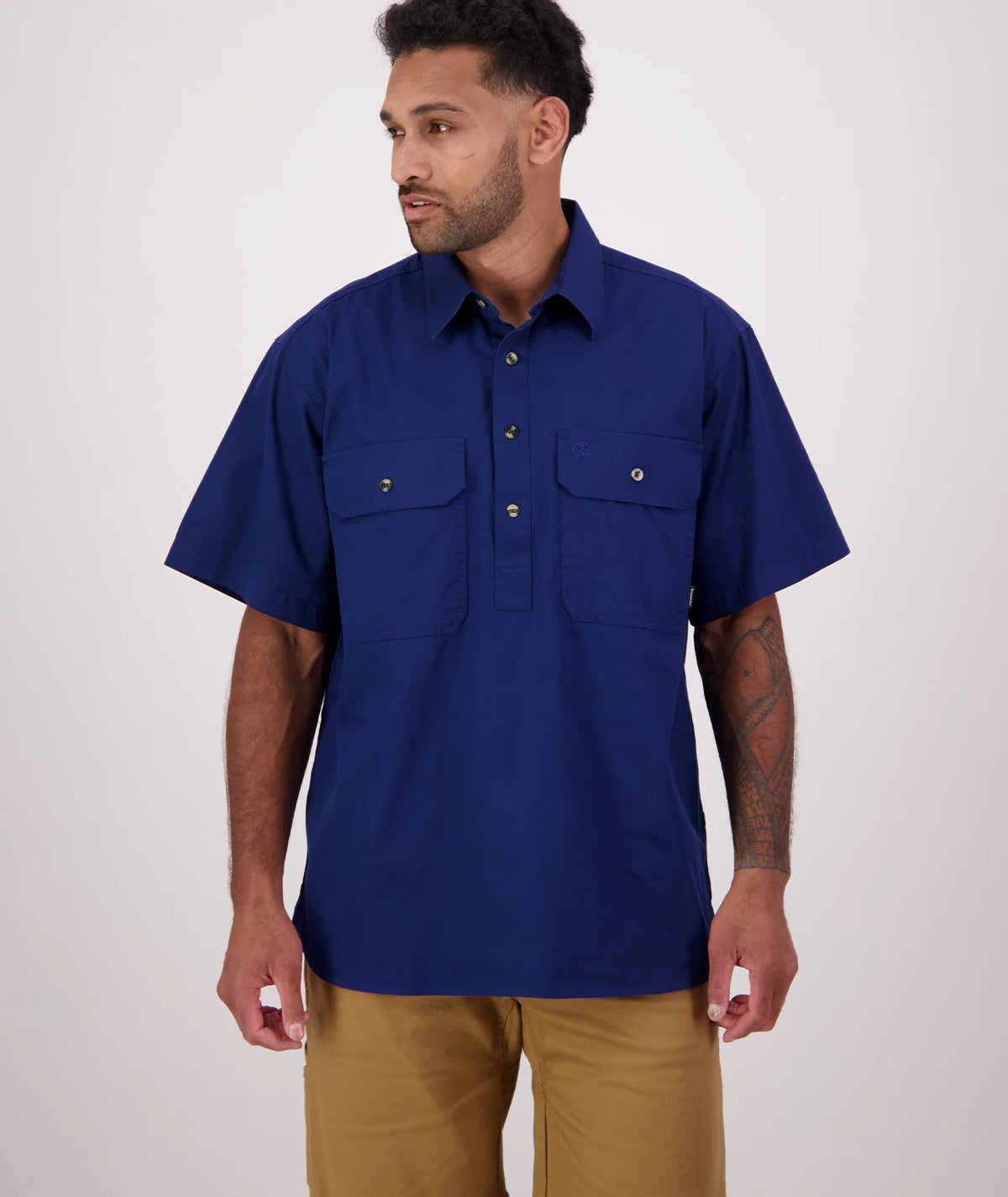 Swanndri Men's Bendigo Short Sleeve Work Shirt