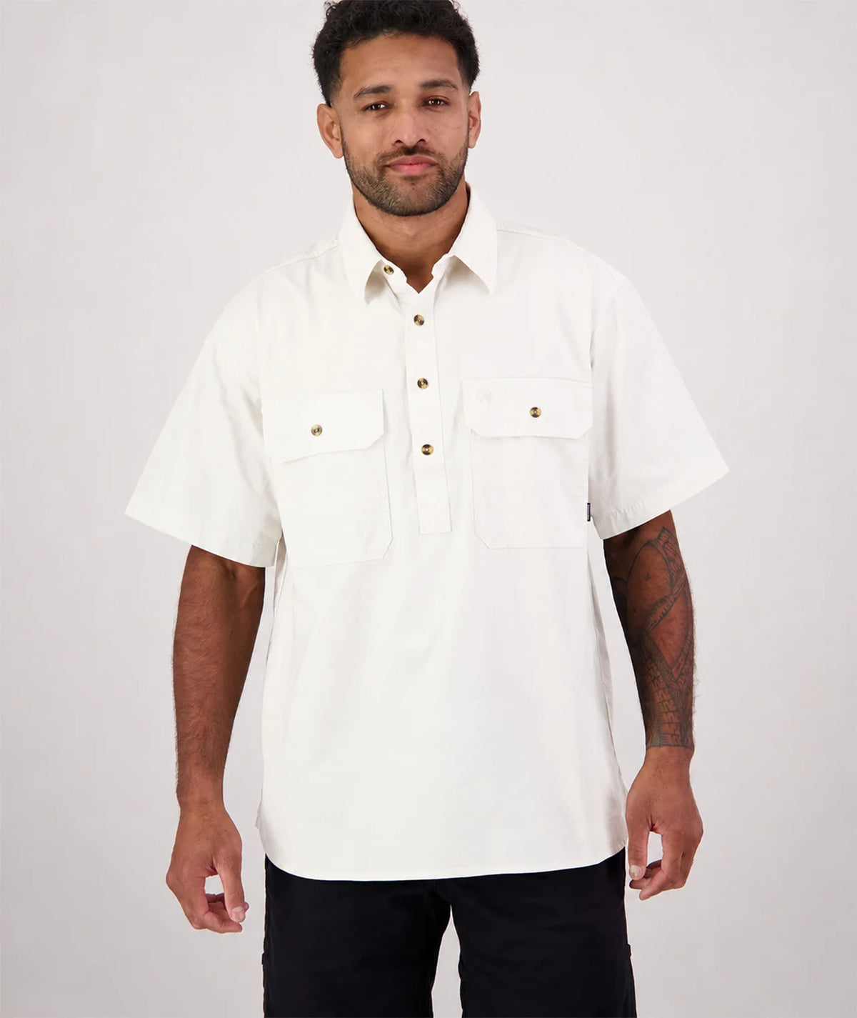 Swanndri Men's Bendigo Short Sleeve Work Shirt
