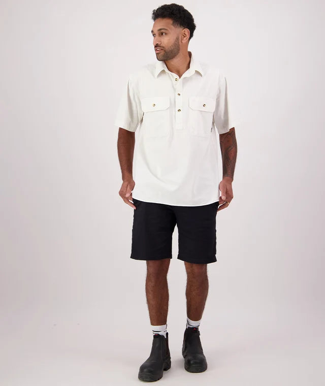 Swanndri Men's Bendigo Short Sleeve Work Shirt