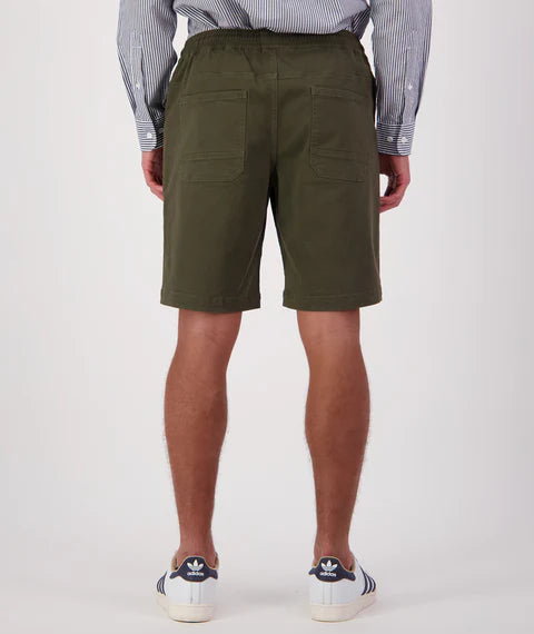 Swanndri Men's Clevedon Stretch Canvas Short - Clover