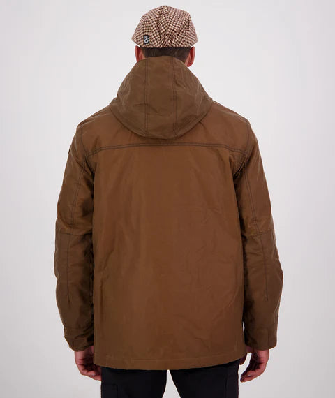Swanndri Men's Evans Flat V2 Oilskin Jacket - Tan