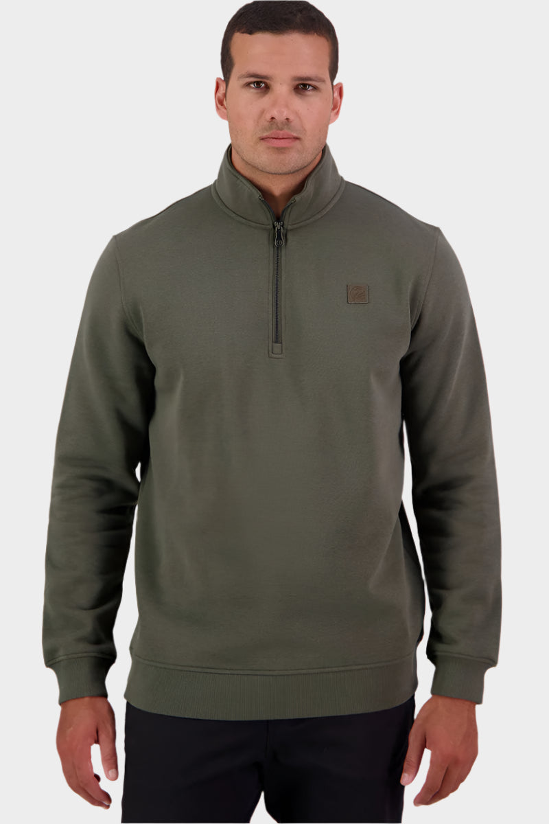 Swanndri Men's Fundamentals Quarter Zip Sweatshirt