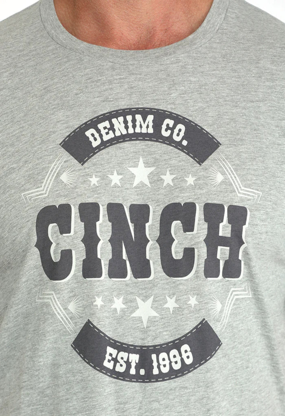 Cinch Men's Graphic Tee - Grey