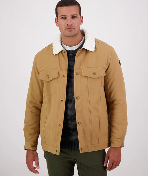 Swanndri Men's Kaituna Canvas Jacket - Cashew