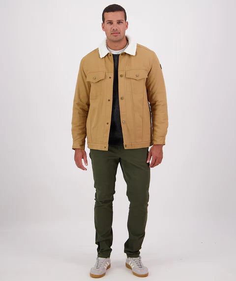 Swanndri Men's Kaituna Canvas Jacket - Cashew