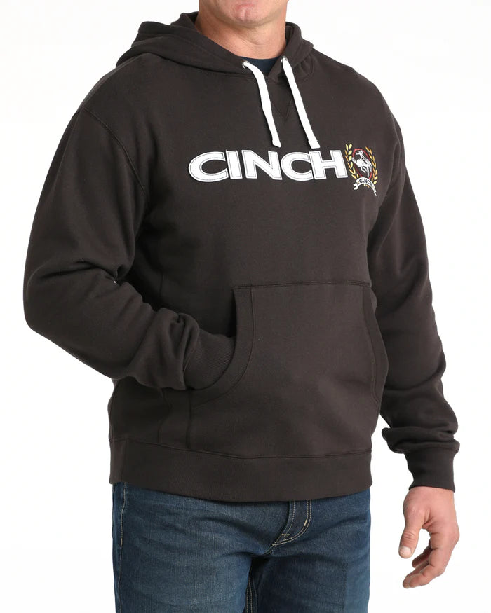 Cinch Men's Logo Hoodie - Brown