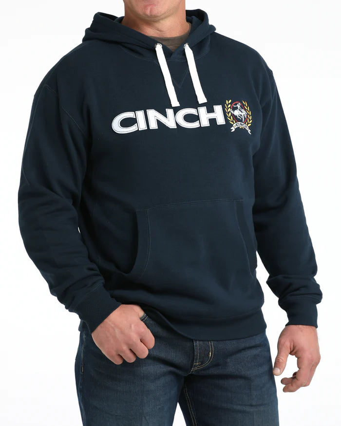 Cinch Men's Logo Hoodie - Navy
