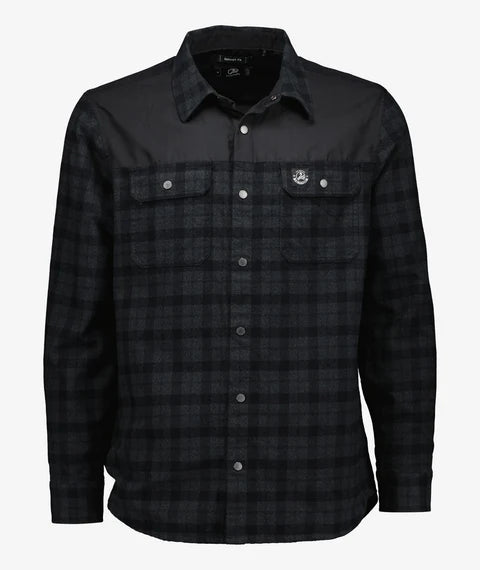 Men's Marton Stormshield Long Sleeve Shirt - Grey/Black