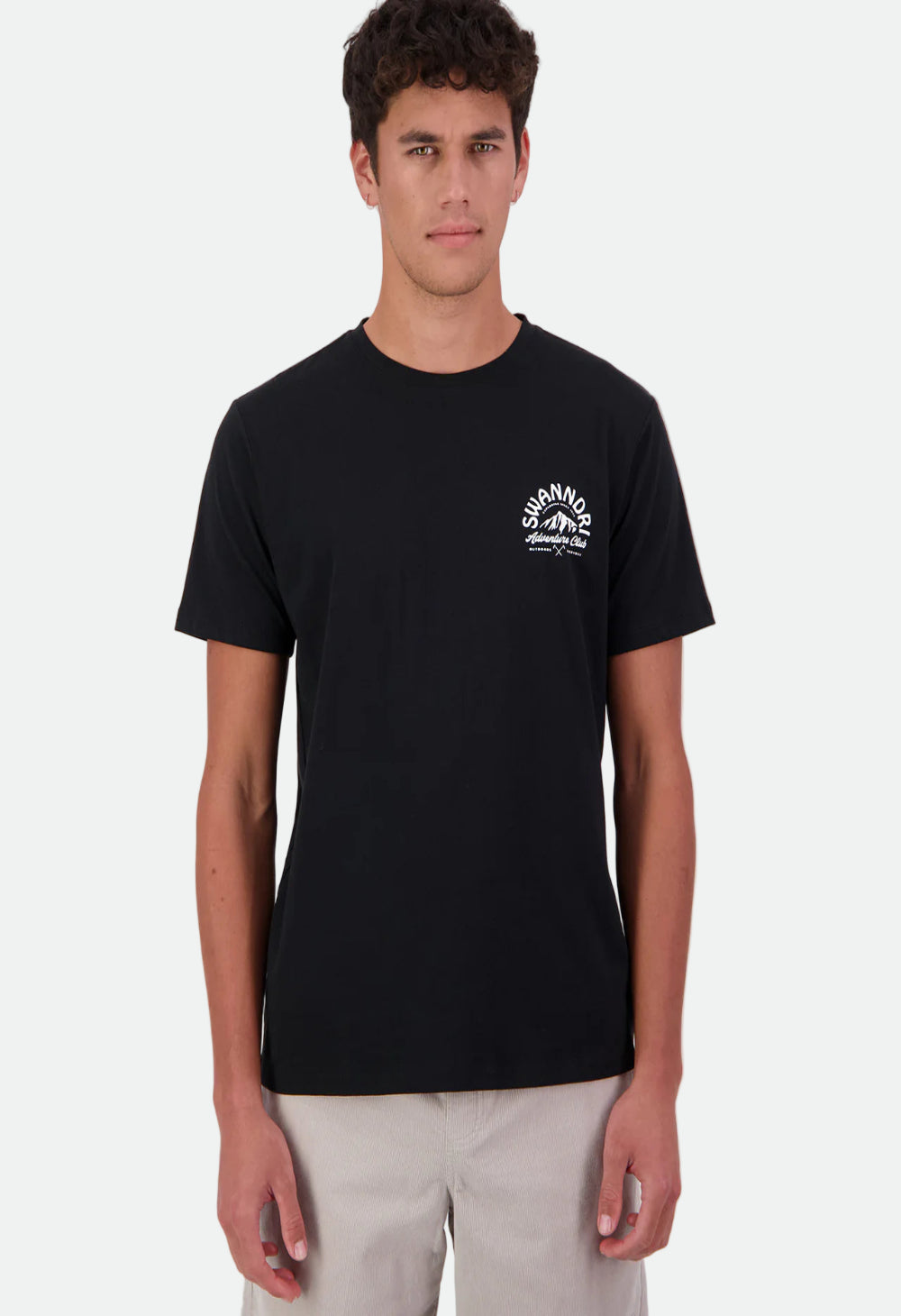 Swanndri Men's Mountain Top T-Shirt - Black