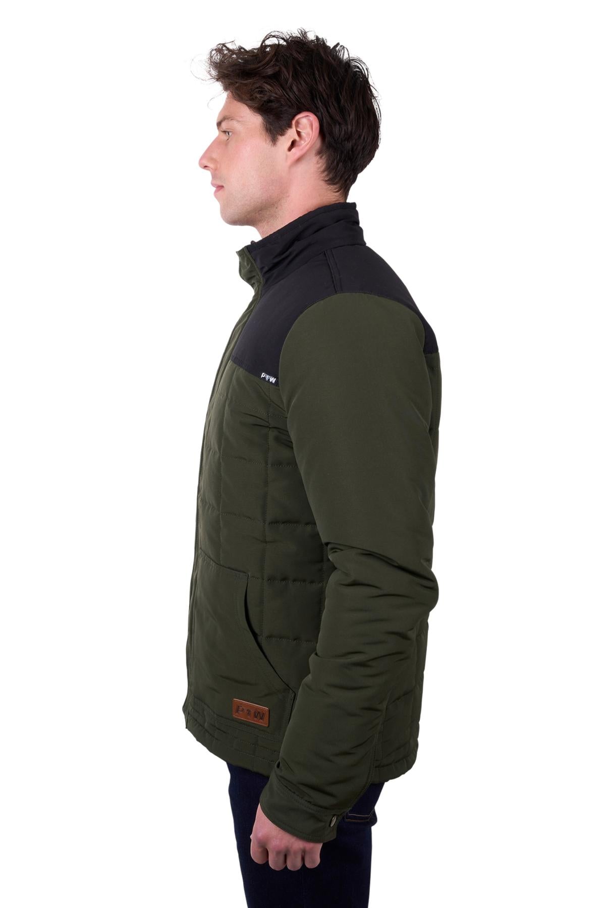 Pure Western Men’s Ralph Jacket - Green/Black