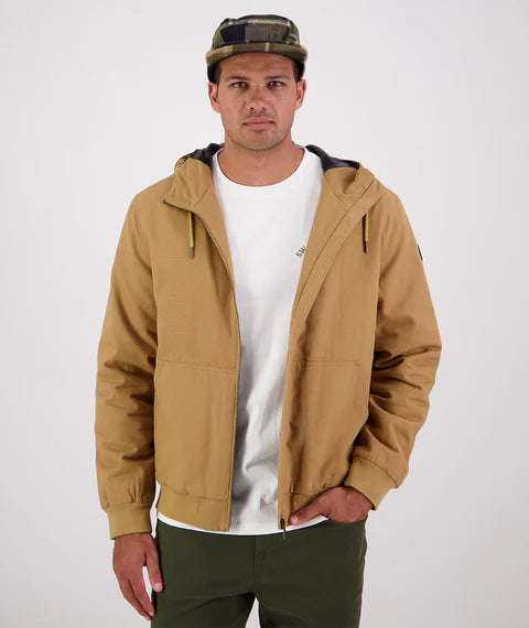Swanndri Men's Whitlow V2 Canvas Hoodie - Cashew